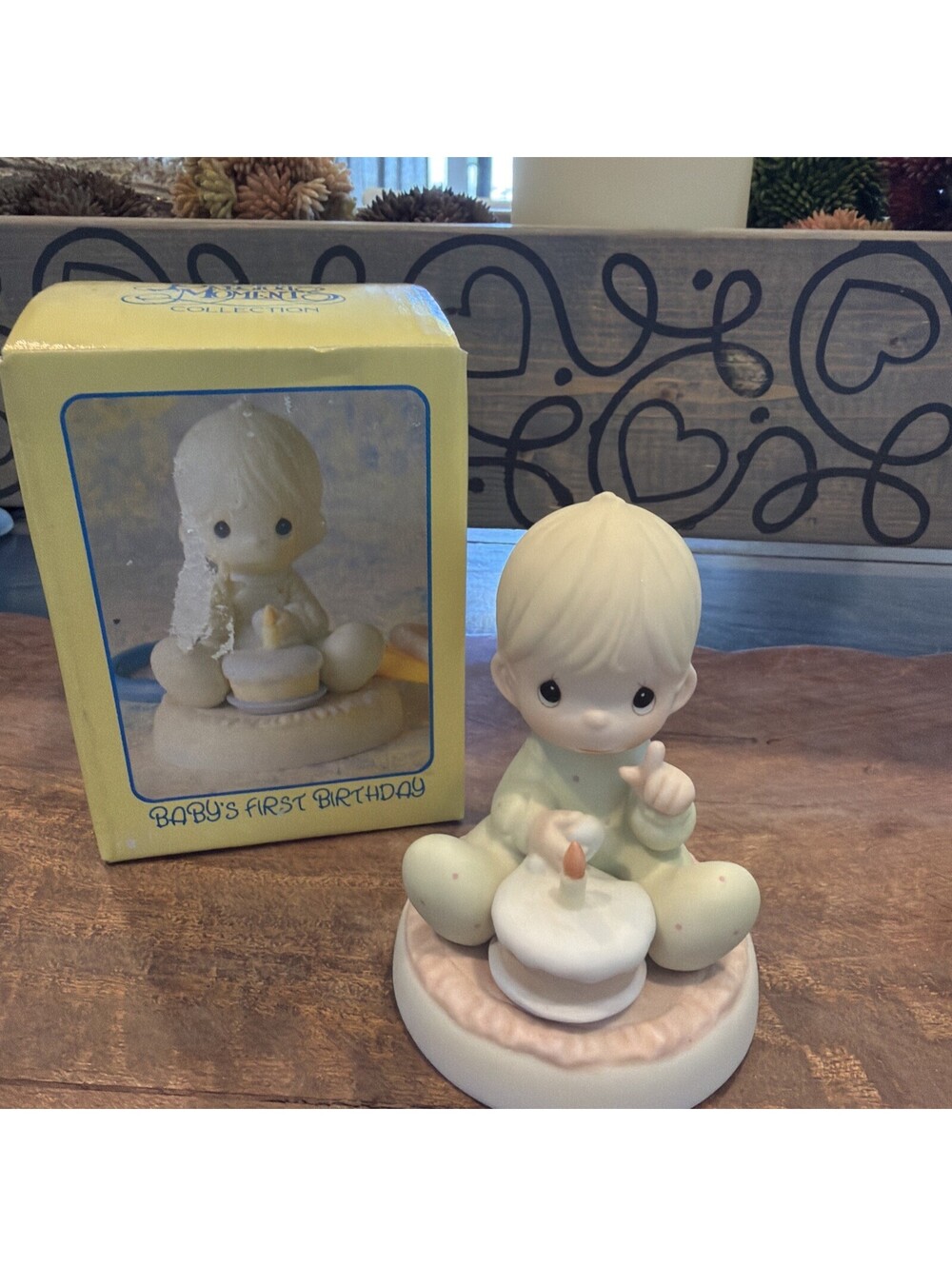 Precious Moments “ Baby’s First Birthday” Original Box